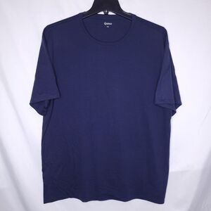 Quince Merino Wool Base Layer Tee Mens 2XL Navy Blue Short Sleeve All Seasons